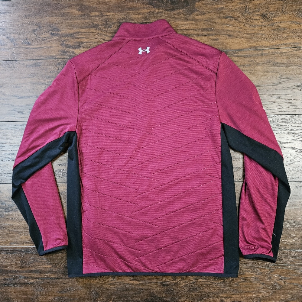 NWT Under Armour ColdGear Reactor Hybrid 1/2 Zip Golf Jacket Size Medium - Picture 4 of 7